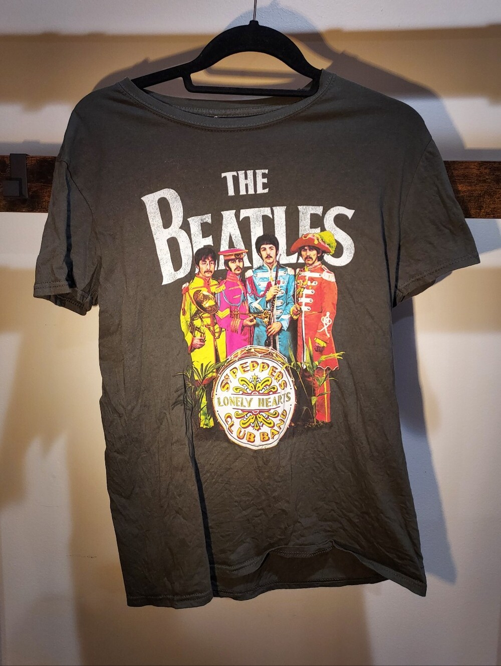 The Beatles Grey Sgt. Pepper Graphic Short Sleeve Tee
